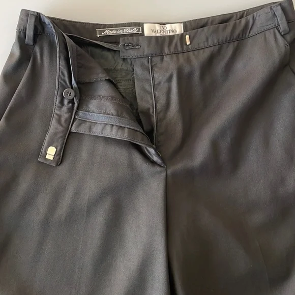 Valentino Miss V Black Pantsuit Size 8 Vintage Valentino - Picture 15 of 16